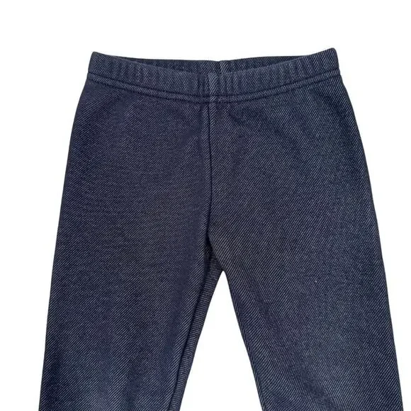 GAP Kids Sherpa-Lined Leggings Denim 3T - Picture 2 of 5